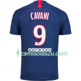 Camisolas de Futebol Paris Saint-Germain Edinson Cavani 9 Equipamento Principal 2019/20 Manga Curta